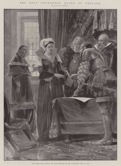 La única reina no coronada de Inglaterra de Richard Caton Woodville junior